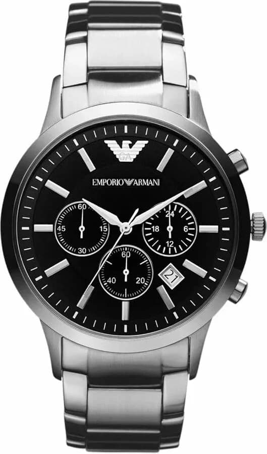 Montre Emporio Armani AR2434 Chronographe Acier Argenté