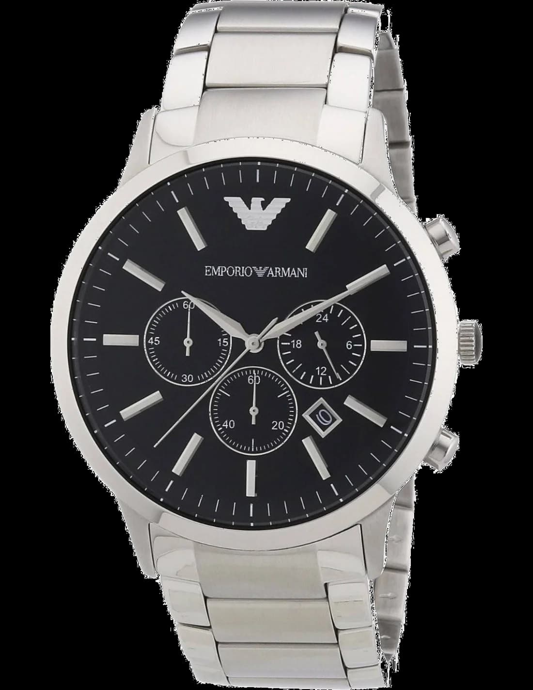 Montre Emporio Armani AR2460 Bracelet Acier Inoxydable Noir