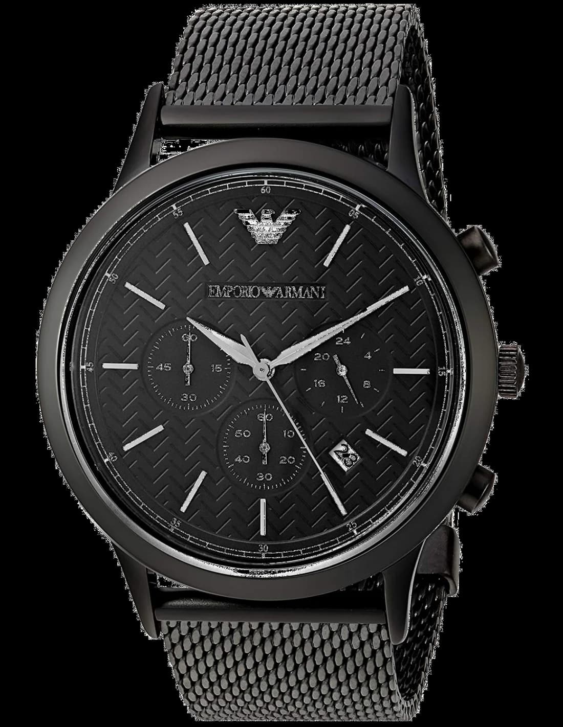 Montre Emporio Armani AR2498 Chronographe Maille Milanaise