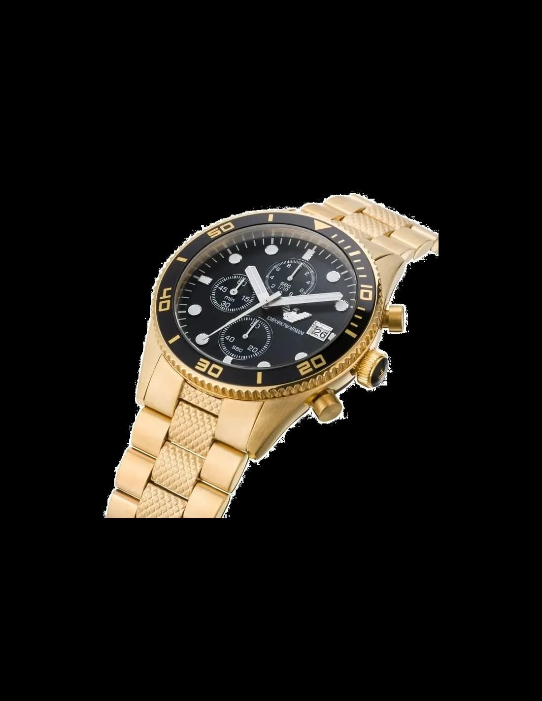Montre Emporio Armani AR5857 Chronographe Acier Noir 43mm vue 2