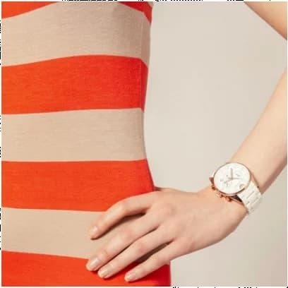 Montre Emporio Armani AR5920 Chronographe Bracelet Silicone Blanc vue 3