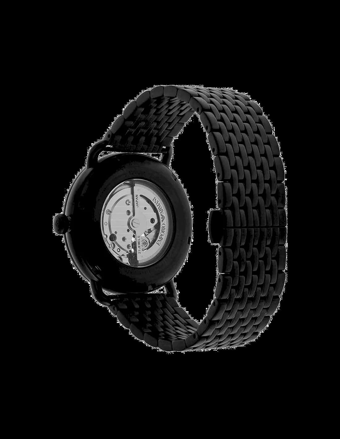 Montre Emporio Armani AR60025 Automatique Squelette Acier Noir vue 2