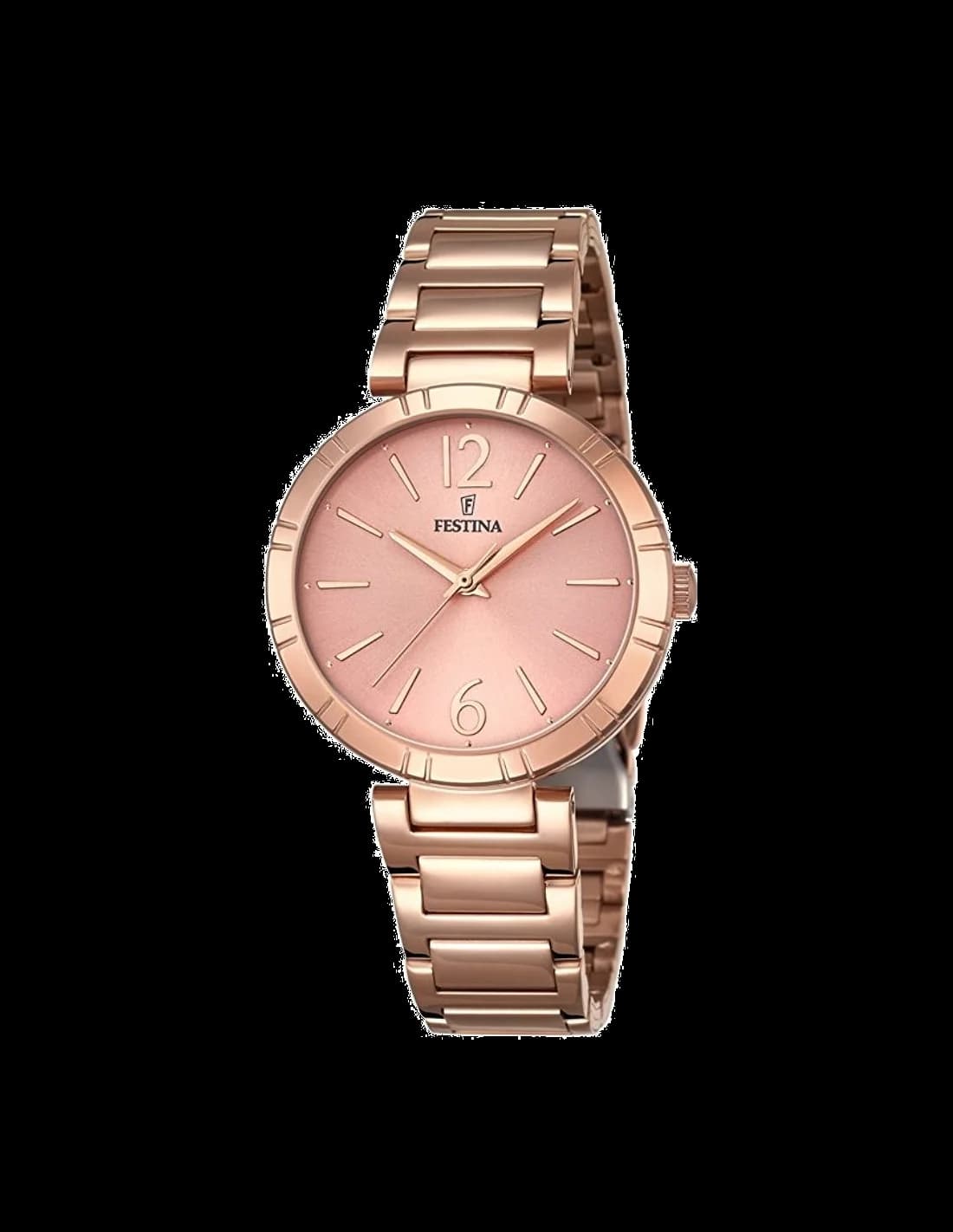 Montre Festina F16939/1 Finition Or Rose et Acier