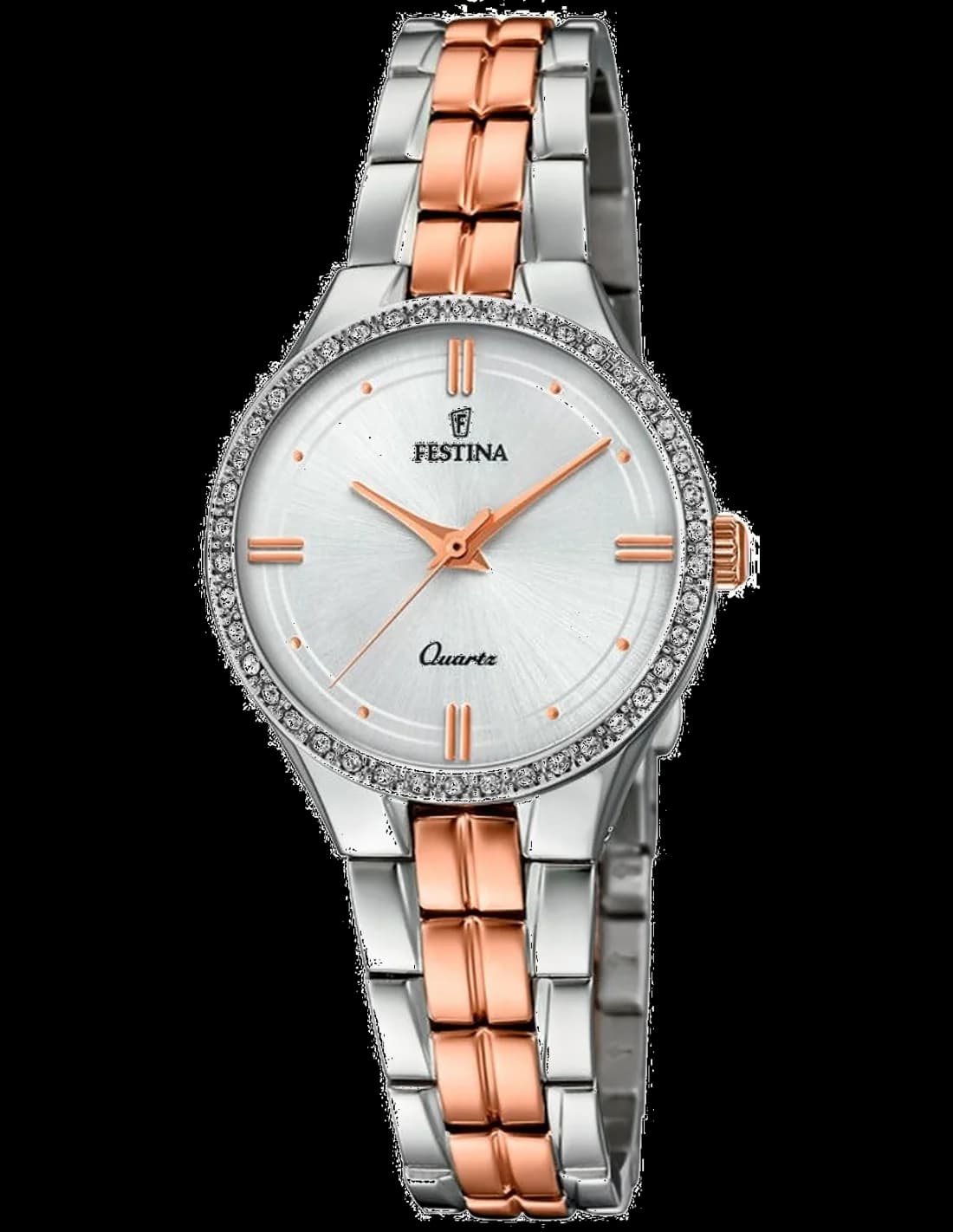Montre Festina F20219/2 Mademoiselle en Acier et Cristaux