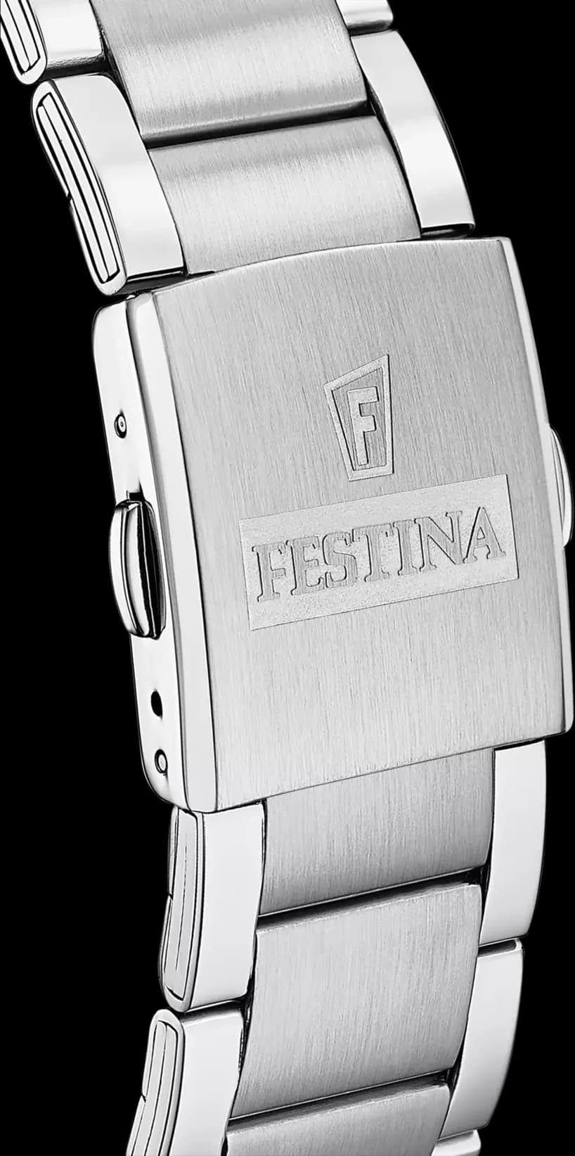 Montre Homme Festina F20343/9 Acier Argenté et Cadran Bleu vue 2