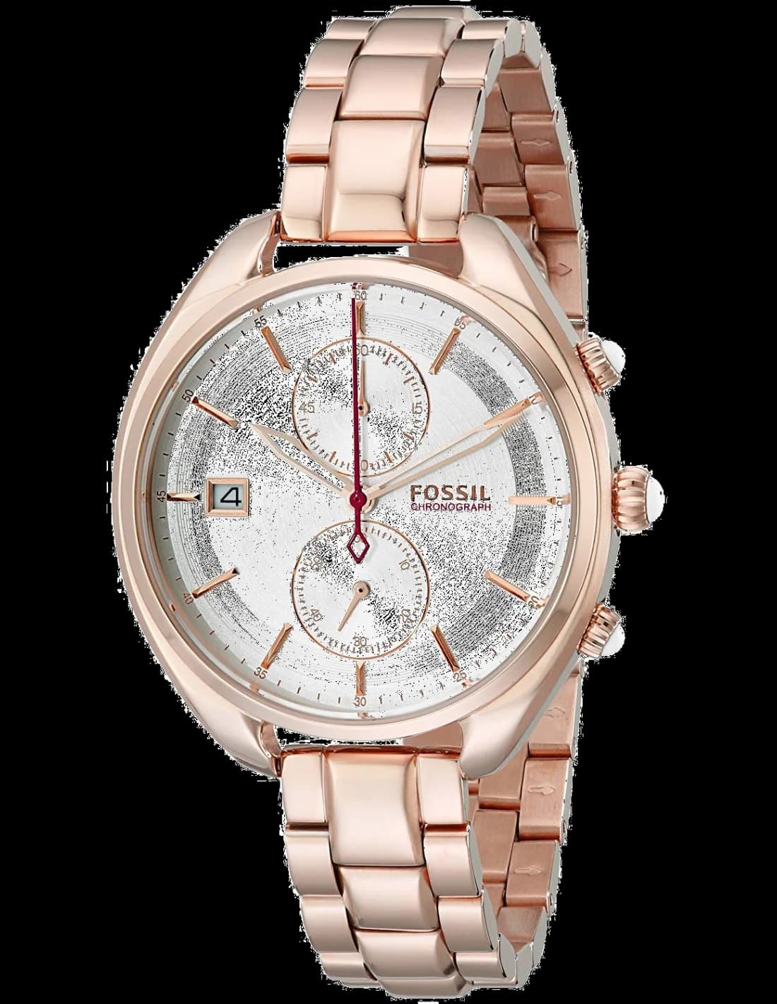 Montre Femme Fossil CH2977 Or Rose Bracelet acier