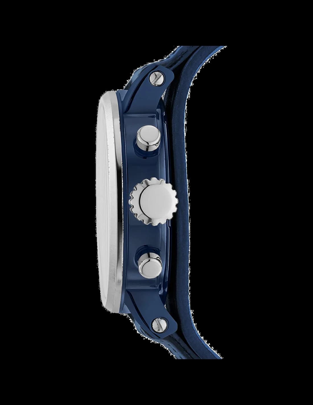 Montre Fossil ES4113 avec Bracelet en Cuir Bleu vue 2
