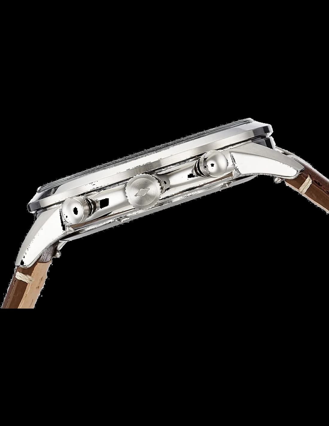 Montre Homme Fossil FS5280 Townsman Bracelet Cuir Brun Acier vue 2