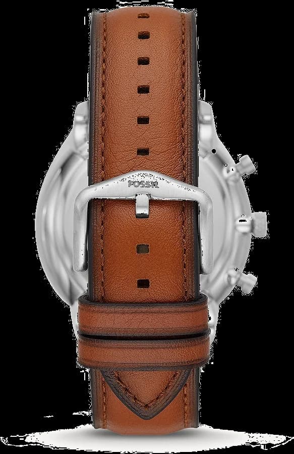 Montre Fossil FS5735 Chronographe Cadran Vert et Bracelet Cuir Marron vue 2