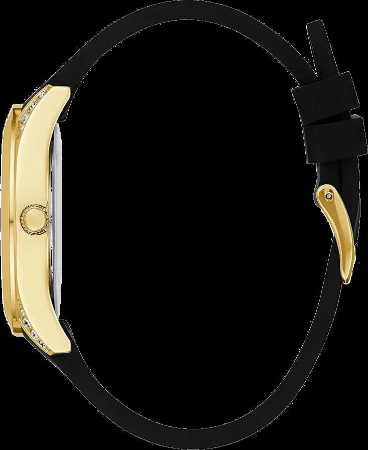 Montre Guess Clarity GW0109L1 Bracelet en silicone noir vue 3