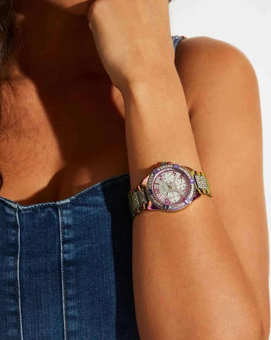 Montre Guess Lady Frontier GW0044L1 violet multicolore vue 4
