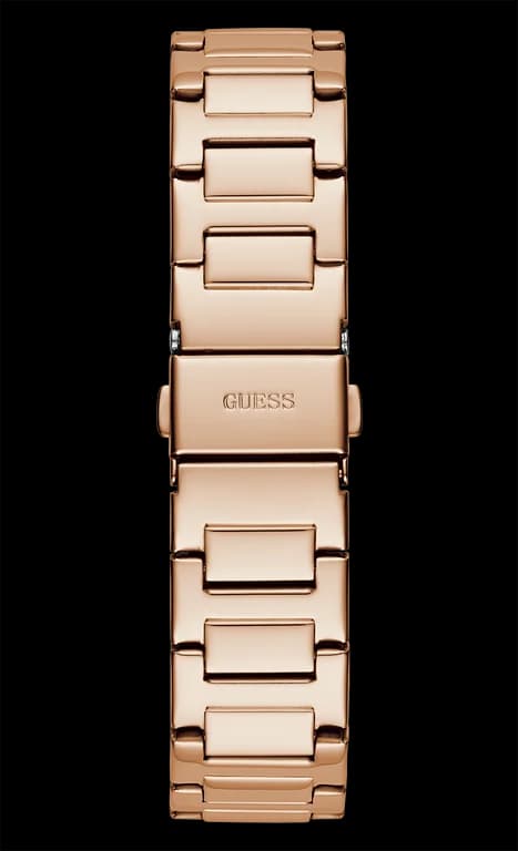 Montre Femme Guess Duchess GW0558L3 bracelet acier or rose boitier orné de strass vue 5