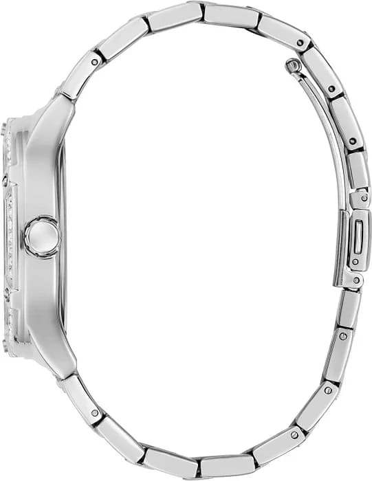Montre Femme Guess Duchess GW0558L1 bracelet argent en acier boitier orné de strass vue 3