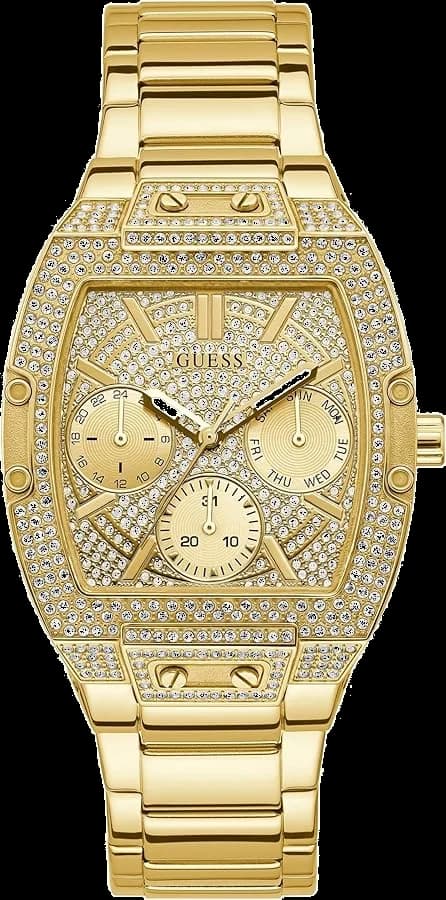Montre Femme Guess Phoenix GW0104L2 Acier Doré Pavée de Cristaux