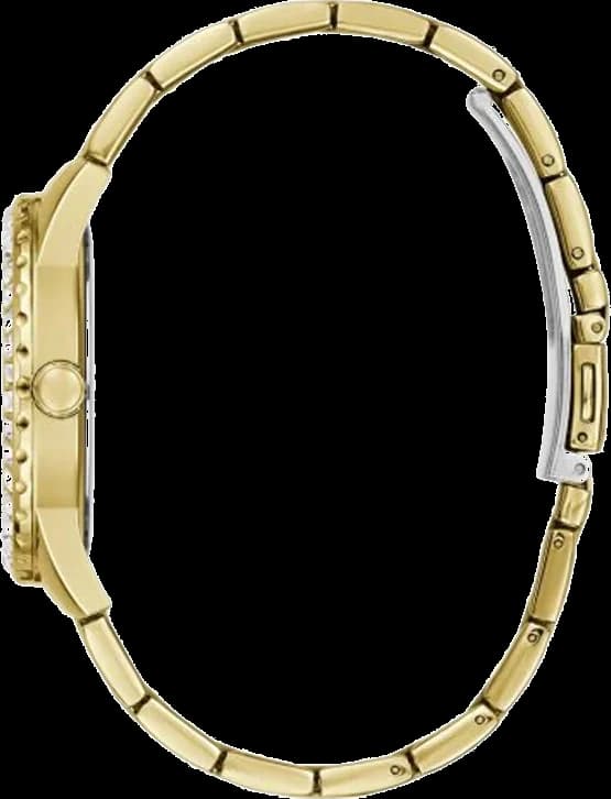 Montre Femme Guess Sparkler GW0111L2 Acier Doré Cadran Noir Cristaux vue 2