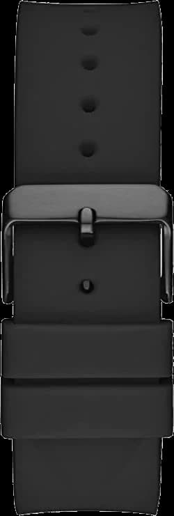 Montre Homme Guess GW0208G5 bracelet en silicone noir multifonction vue 3