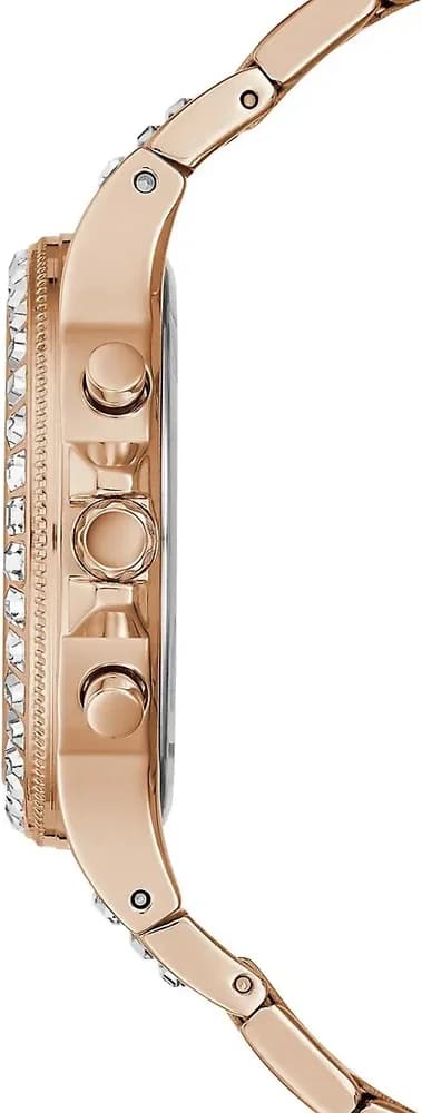 Montre Femme Guess Moonlight GW0320L3 Acier Rose Gold et Lunette Strass vue 3