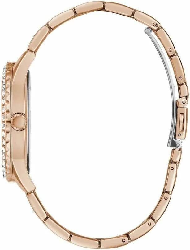 Montre Femme Guess GW0405L3 Glitter Burst Acier Rose Gold et Cristaux vue 3
