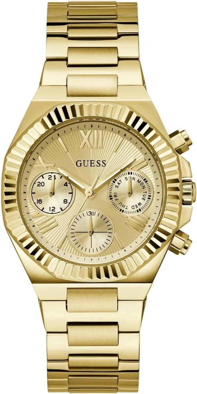 Montre Femme Guess Equality GW0769L2 Acier Doré Multifonctions