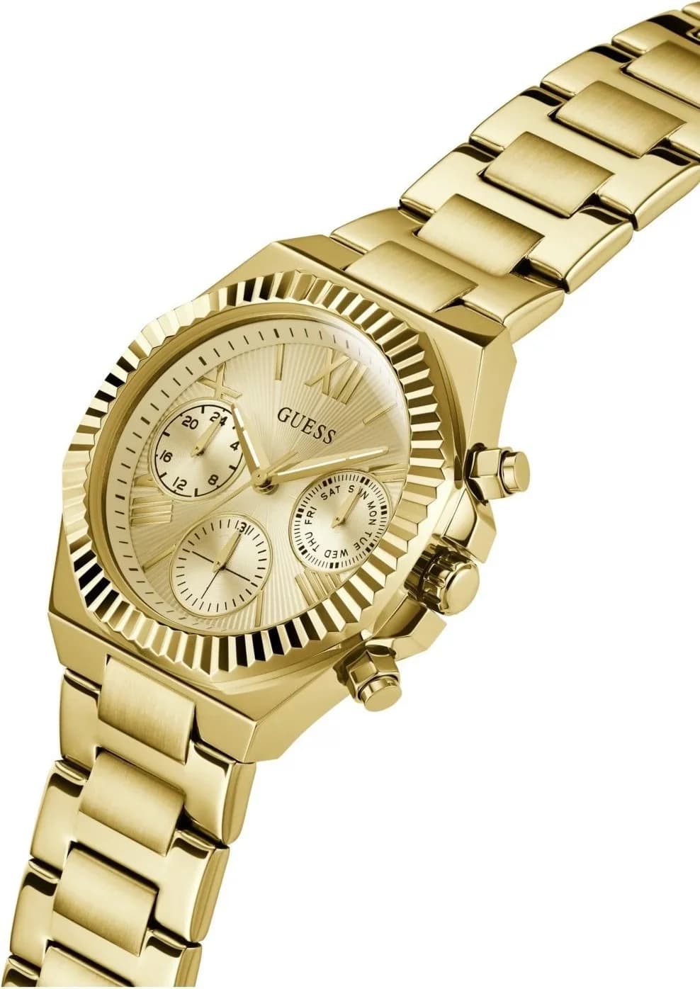 Montre Femme Guess Equality GW0769L2 Acier Doré Multifonctions vue 2