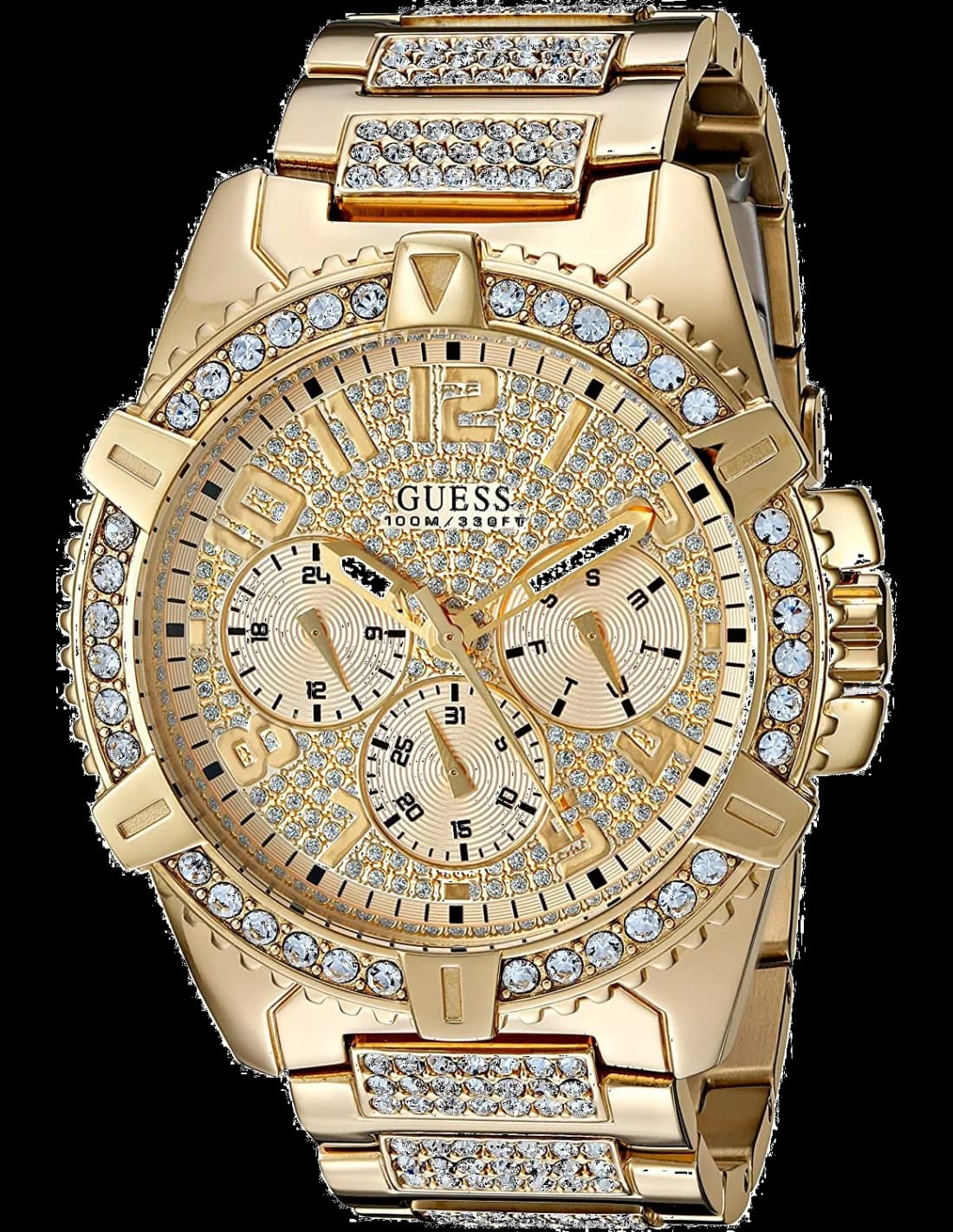 Montre Guess W0799G2 Acier Doré et Cristaux Swarovski