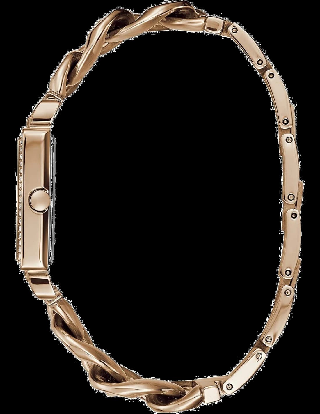 Montre Femme Guess Vanity Diamonds W1030L4 Cadran Carré Cristaux vue 2