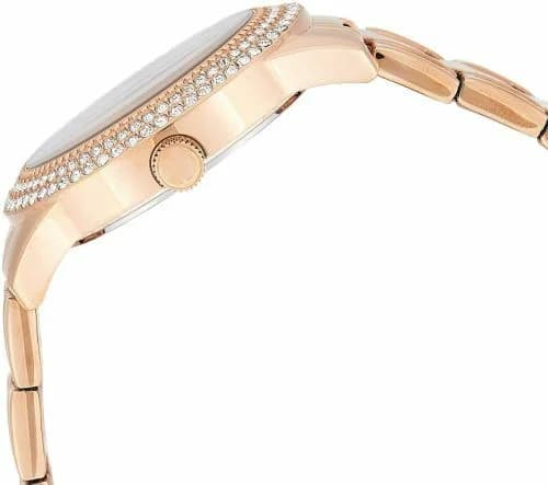 Montre Femme Guess W1097L3 en acier doré rose vue 3