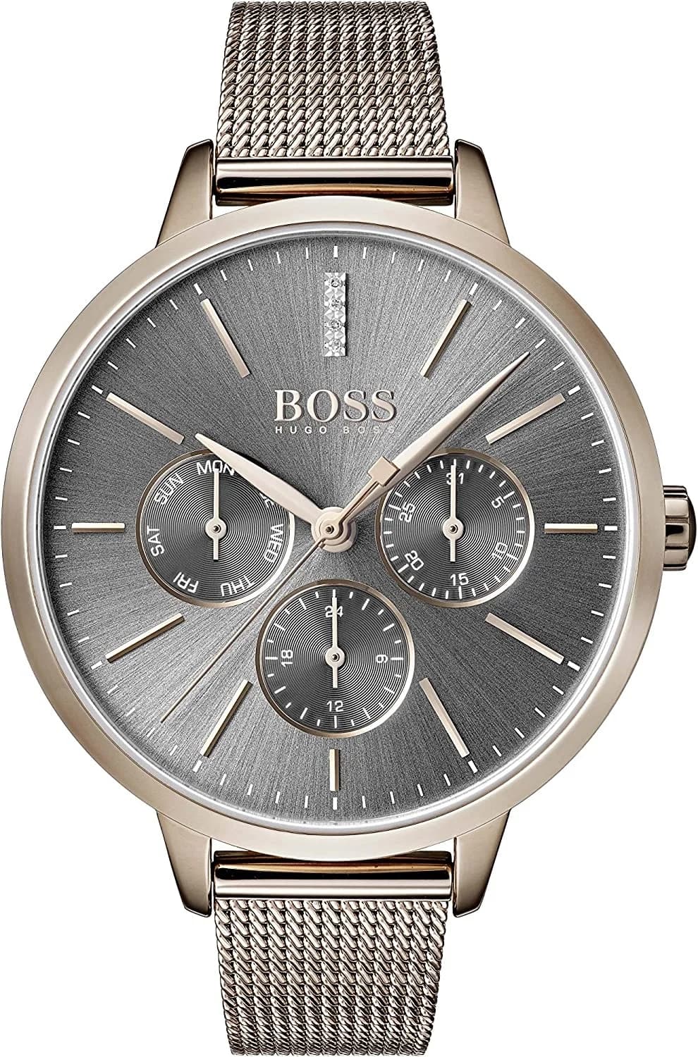 Montre femme Hugo Boss Symphony 1502424 Bracelet doré or rose