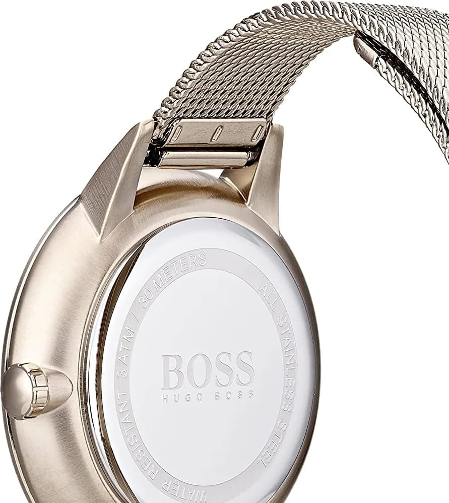 Montre femme Hugo Boss Symphony 1502424 Bracelet doré or rose vue 5