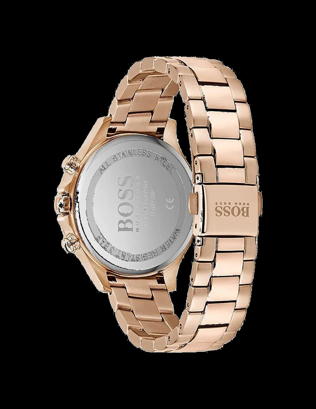 Montre Hugo Boss 1502592 en acier or rose et cristaux Swarovski vue 3