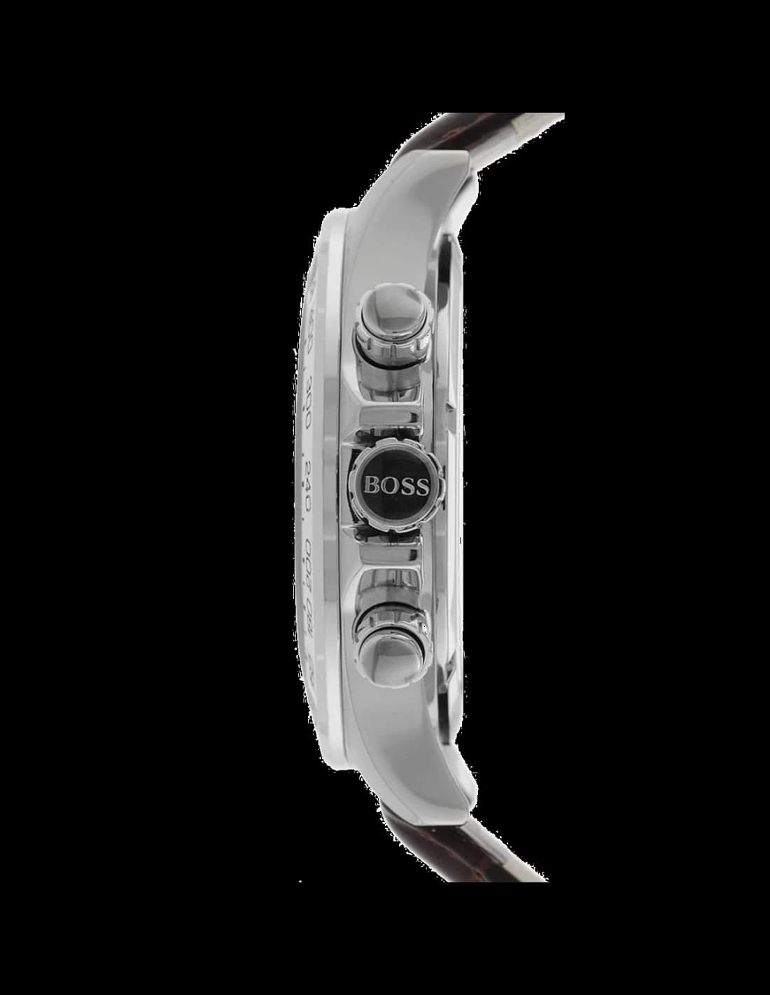 Montre Hugo Boss 1513175 Chronographe Sport Bracelet Cuir Marron vue 2