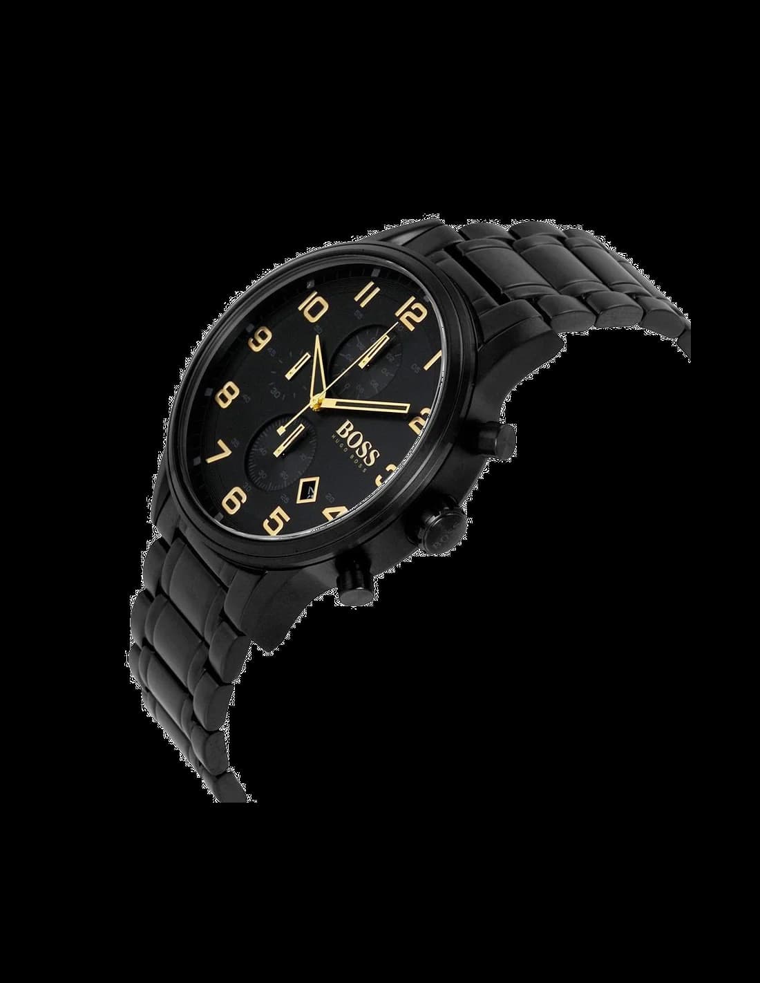 Montre Hugo Boss 1513275 Chronomètre Noir avec Bracelet en Acier vue 2