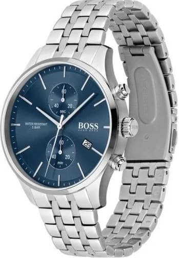 Montre Hugo Boss 1513384 Classic Jet Cadran Bleu et Bracelet Acier vue 2
