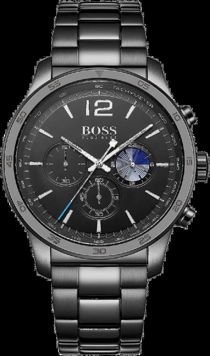 Montre Hugo Boss 1513528 Chronographe en Acier Noir