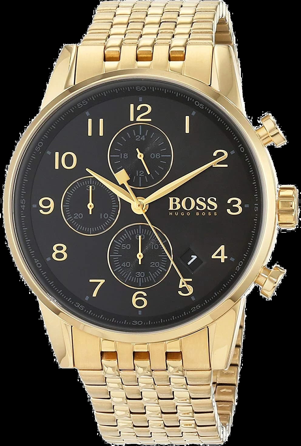 Montre Hugo Boss Navigator 1513531 Bracelet en acier doré