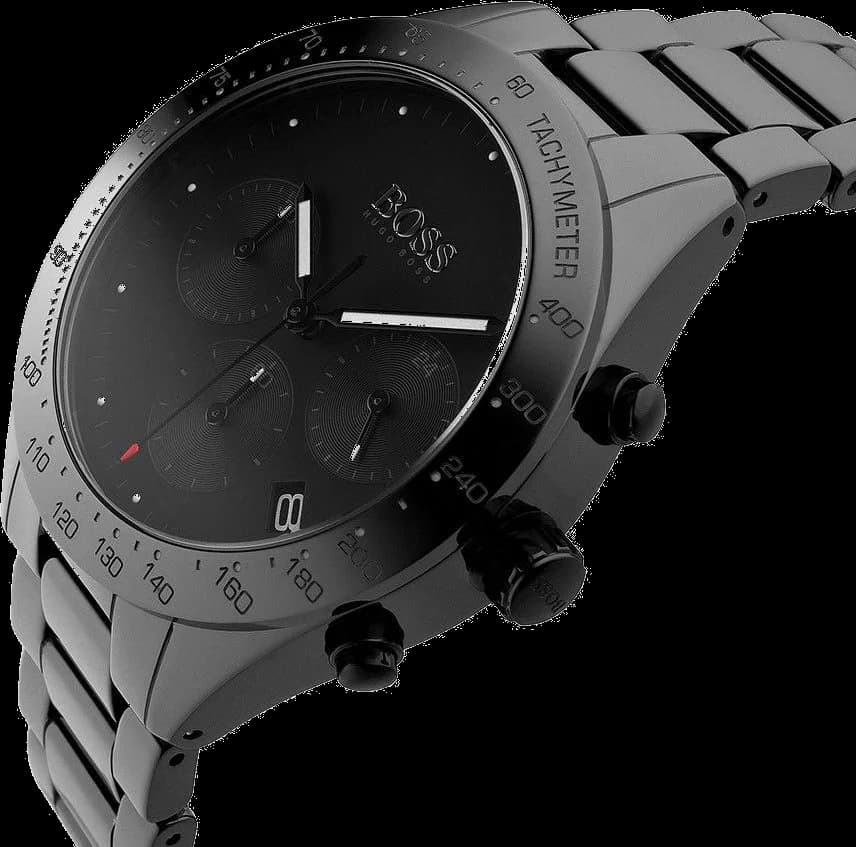 Montre Hugo Boss 1513581 Chronographe en Acier Noir vue 4