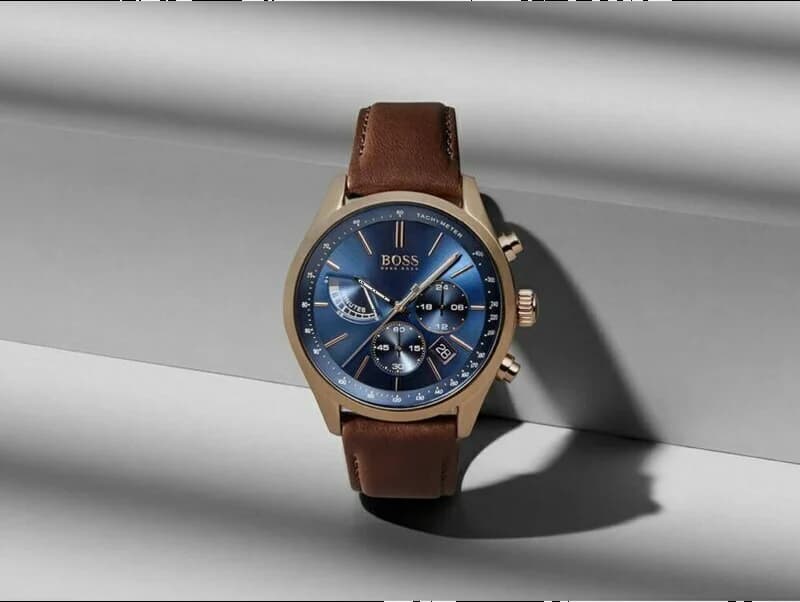 Montre Hugo Boss 1513604 Chronographe Cadran Bleu vue 7