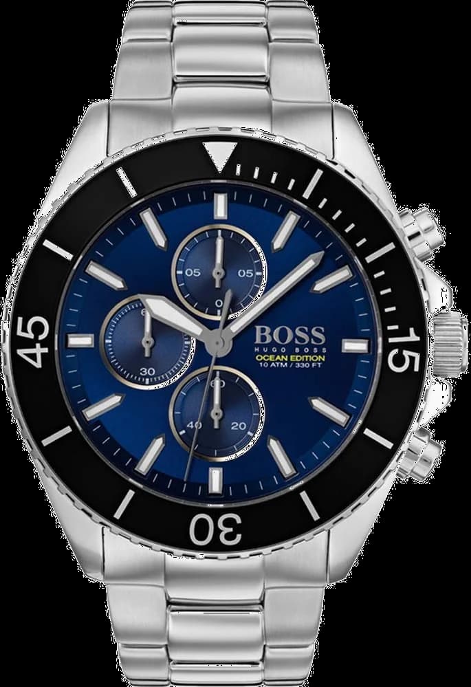 Montre Hugo Boss 1513704 Ocean Cadran Bleu et Acier Inoxydable
