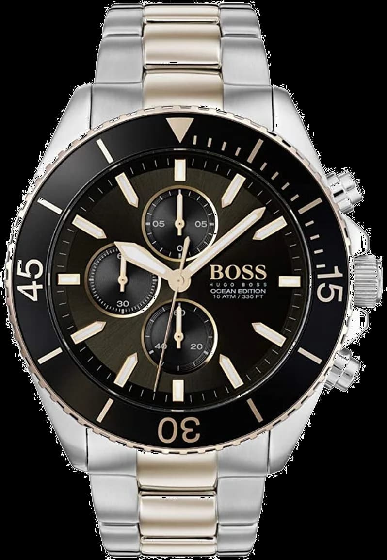 Montre Hugo Boss 1513705 Ocean en acier inoxydable bicolore