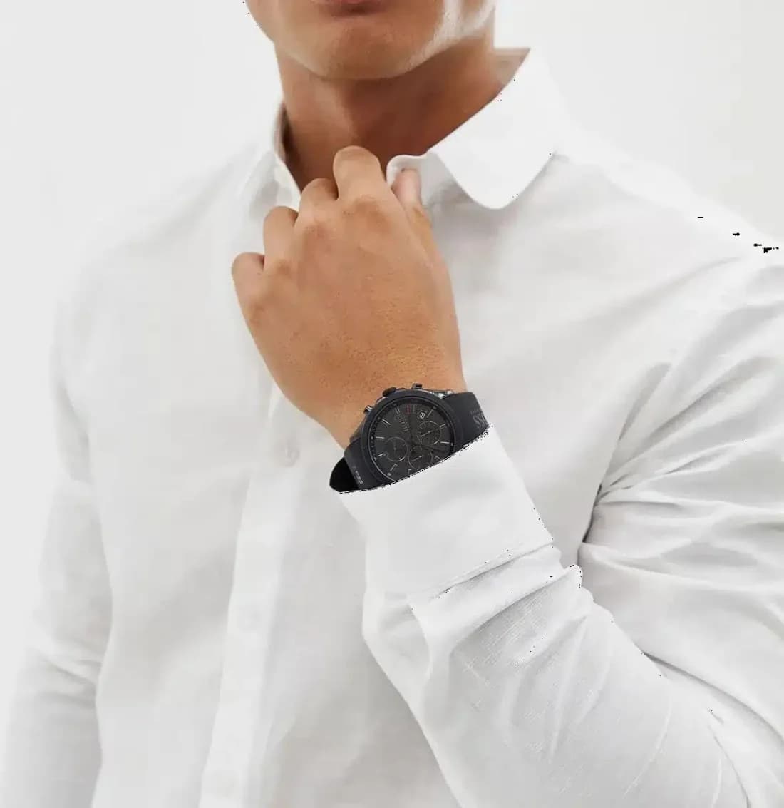 Montre Hugo Boss 1513720 Velocity Chronographe en Silicone Noir vue 3