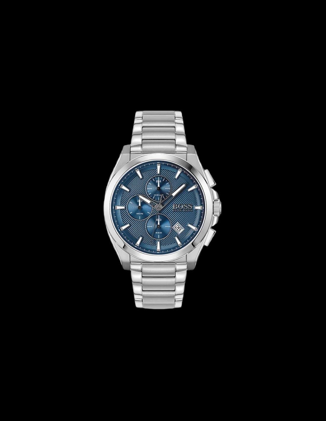 Montre Homme Hugo Boss Grandmaster 1513884 chronographe cadran bleu