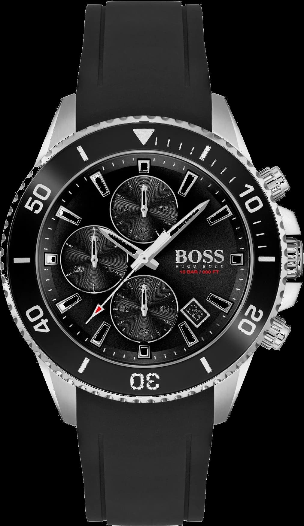 Montre Hugo Boss 1513912 Admiral Chronographe Noir Silicone
