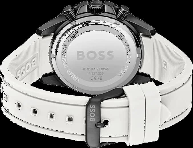 Montre Hugo Boss Admiral 1513966 bracelet silicone blanc vue 2