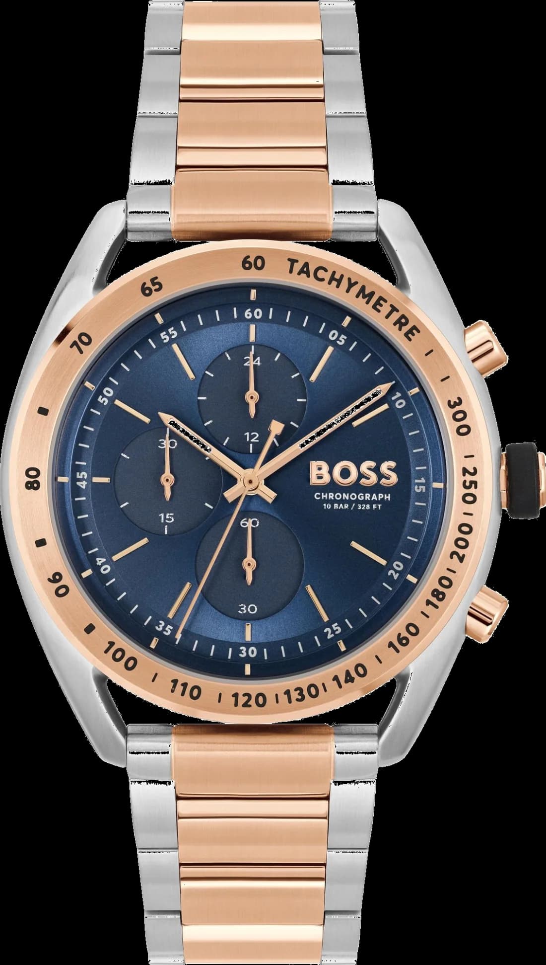 Montre Homme Hugo Boss 1514026 Center Court Acier Bicolore et Or Rose