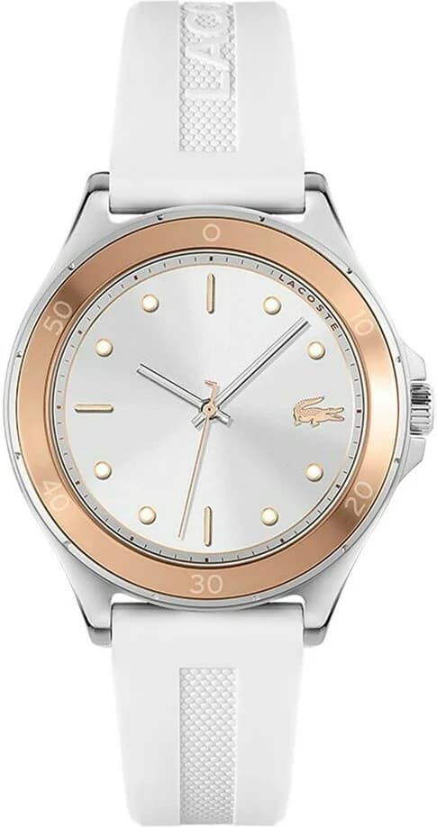 Montre Femme Lacoste Swing 2001225 bracelet silicone blanc