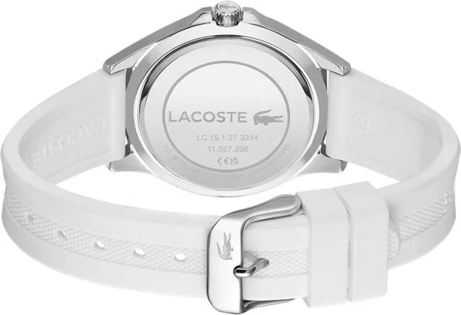 Montre Femme Lacoste Swing 2001225 bracelet silicone blanc vue 3