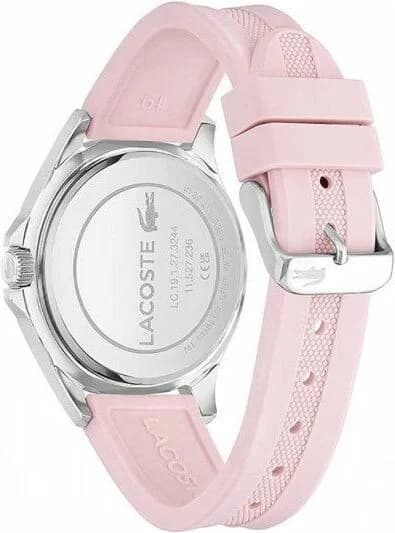 Montre Femme Lacoste Swing 2001245 bracelet silicone rose cadran multifonctions vue 3