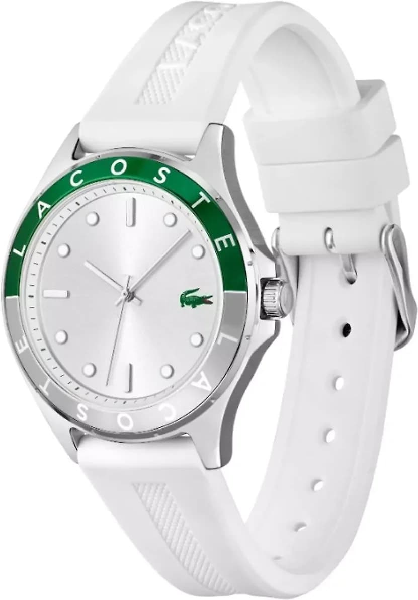 Montre Femme Lacoste Swing 2001265 bracelet silicone blanc vue 2