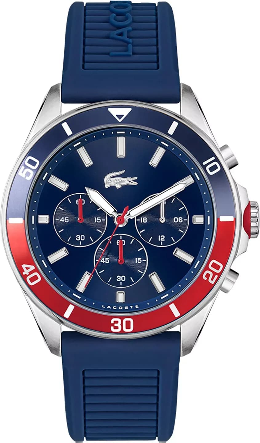 Montre Lacoste 2011154 Bracelet Silicone Bleu Multifonctions