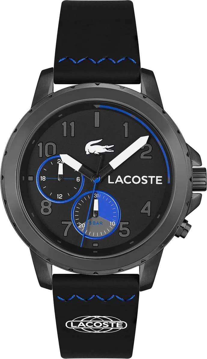 Montre Homme Lacoste 2011206 Bracelet Silicone Noir Multifonctions